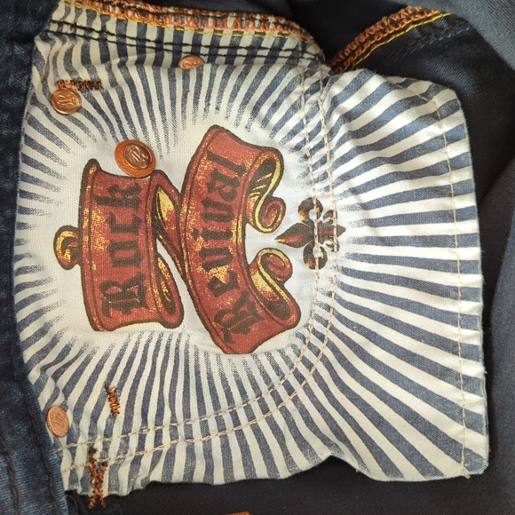 Rock Revival Women's Deep Indigo Skinny Jeans - Picture 13 of 14